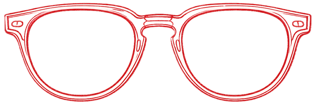 RedGlassesIllustration